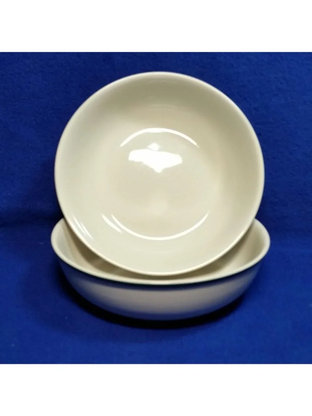 Casuals Apple Soup Bowls China Pearl Apples and Pink Blossoms Set of 2 / Country